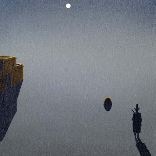 image of acrylic painting entitled Mexican Moon